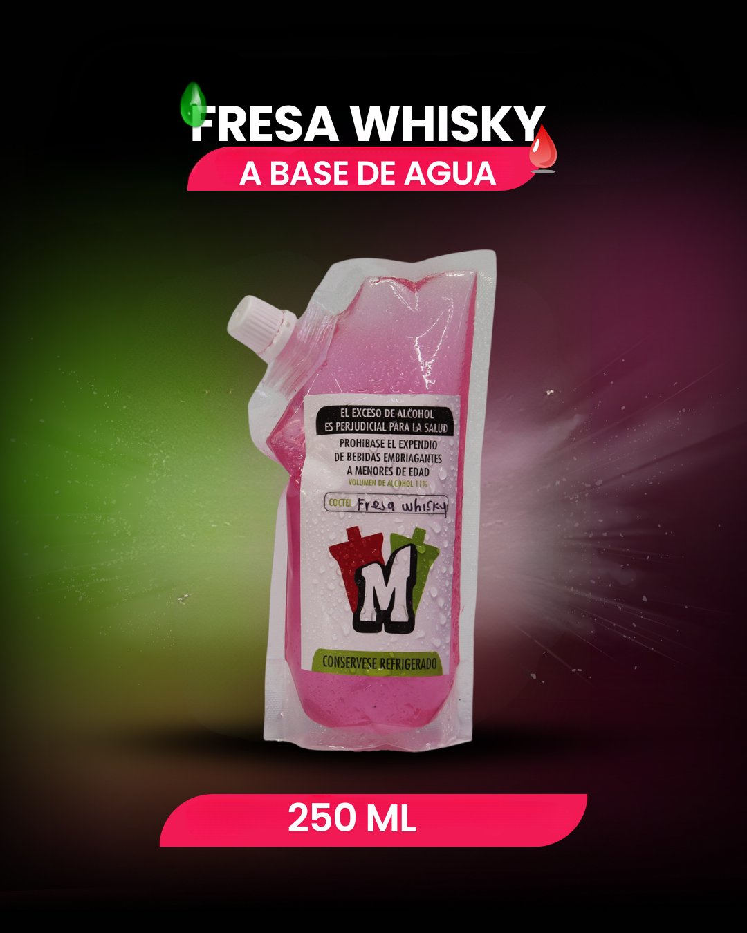 Sachet 250 ML a base de agua
