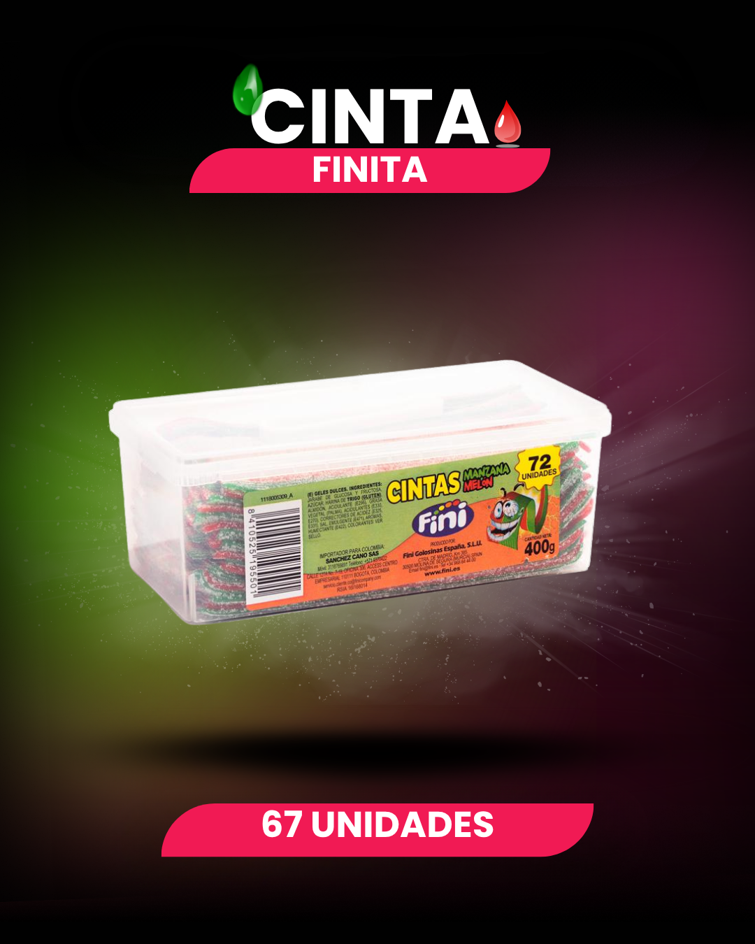 Cinta finita 67 unidades