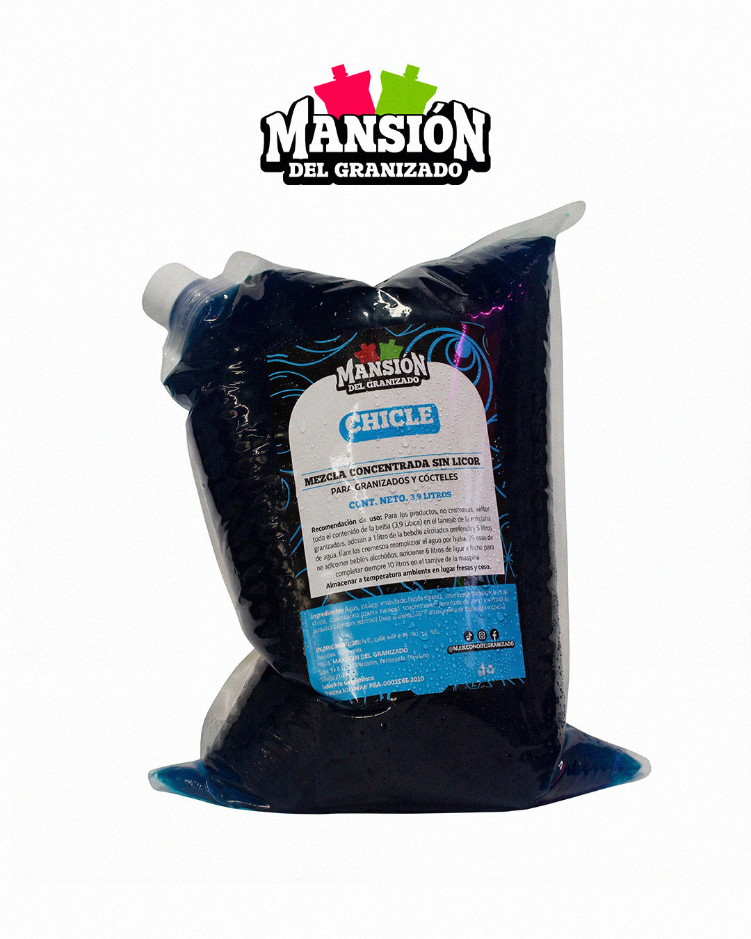 Bolsa materia prima 3.9 Litros a base de agua