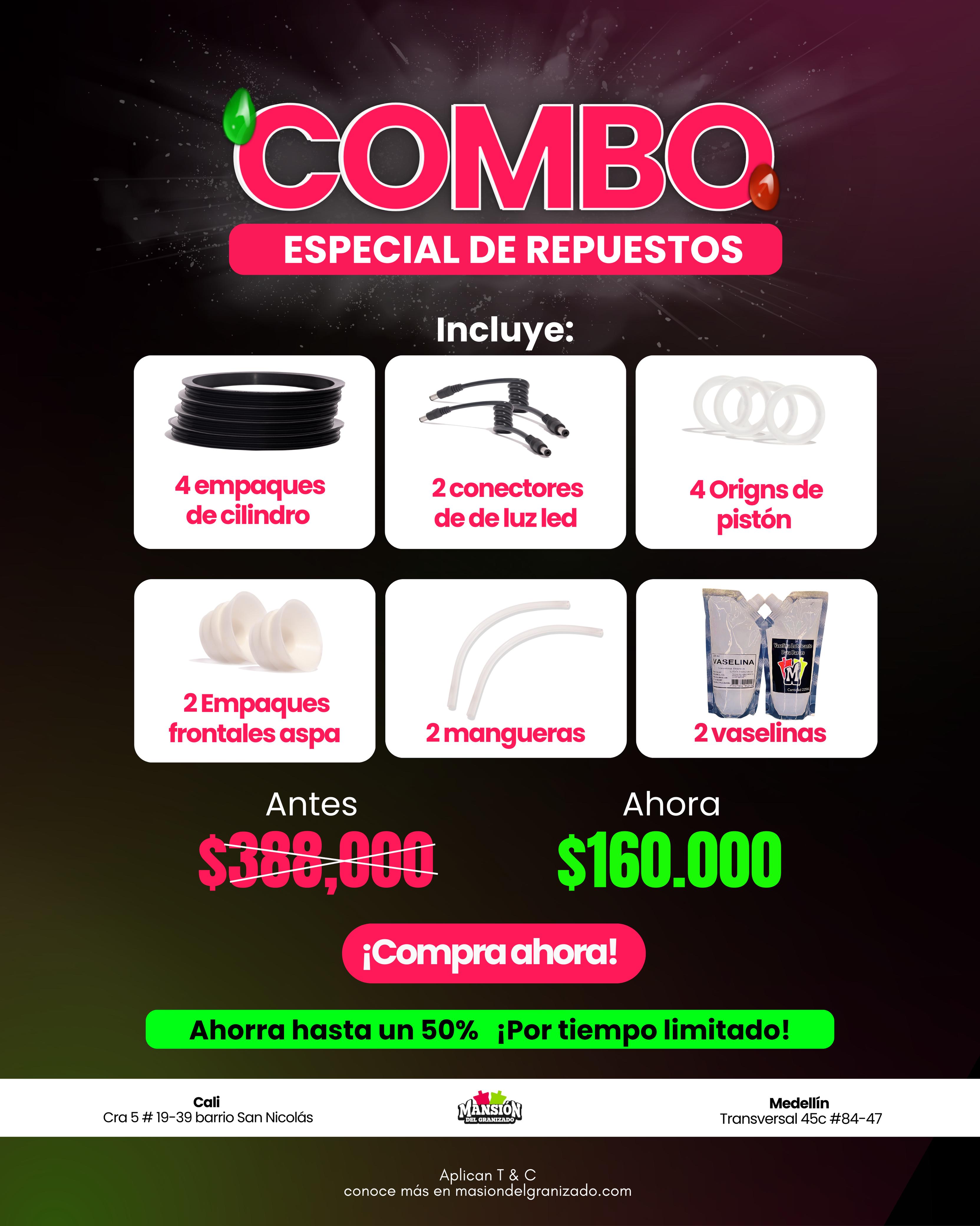 Combo especial de repuestos