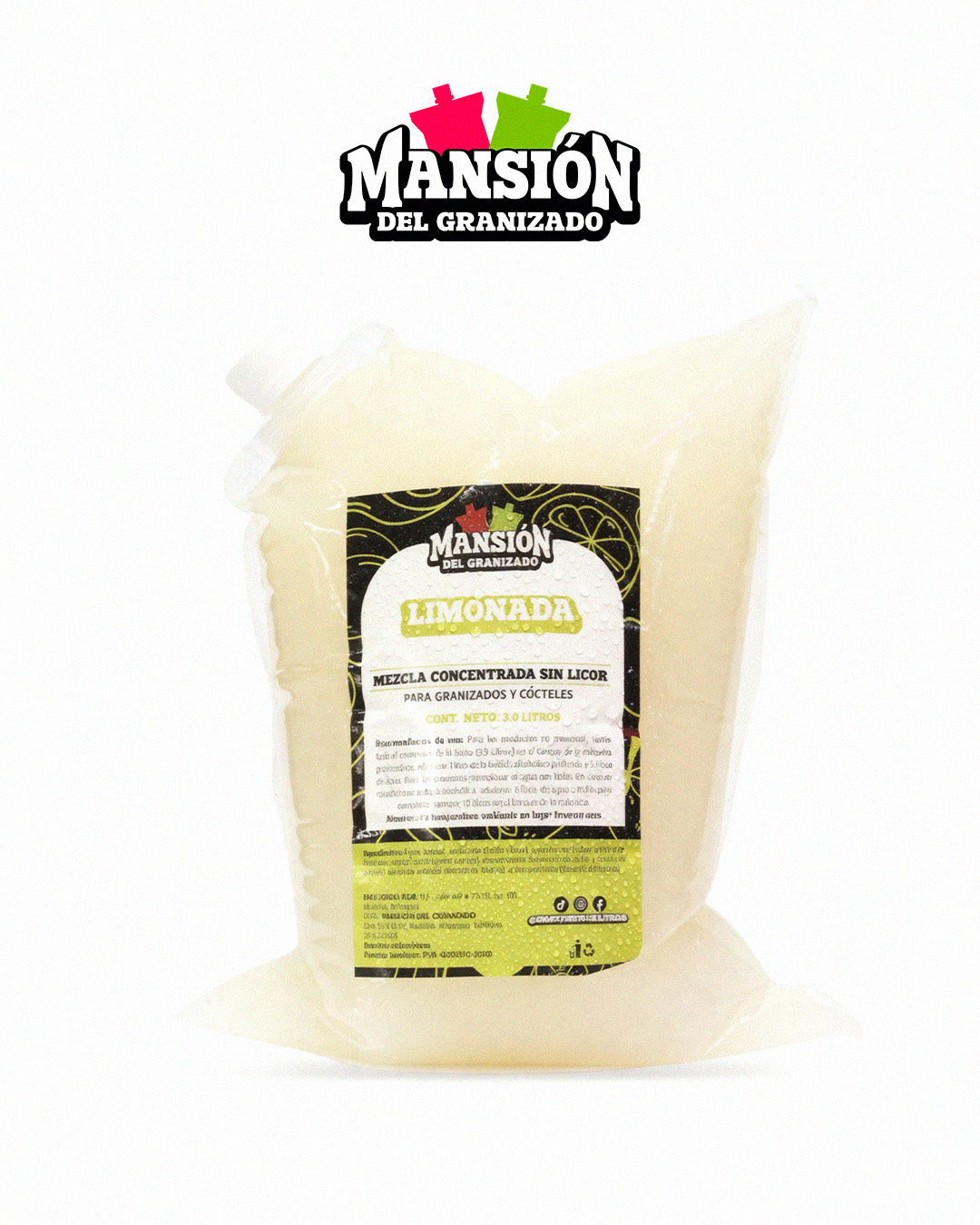 Bolsa materia prima 3.9 Litros a base de agua