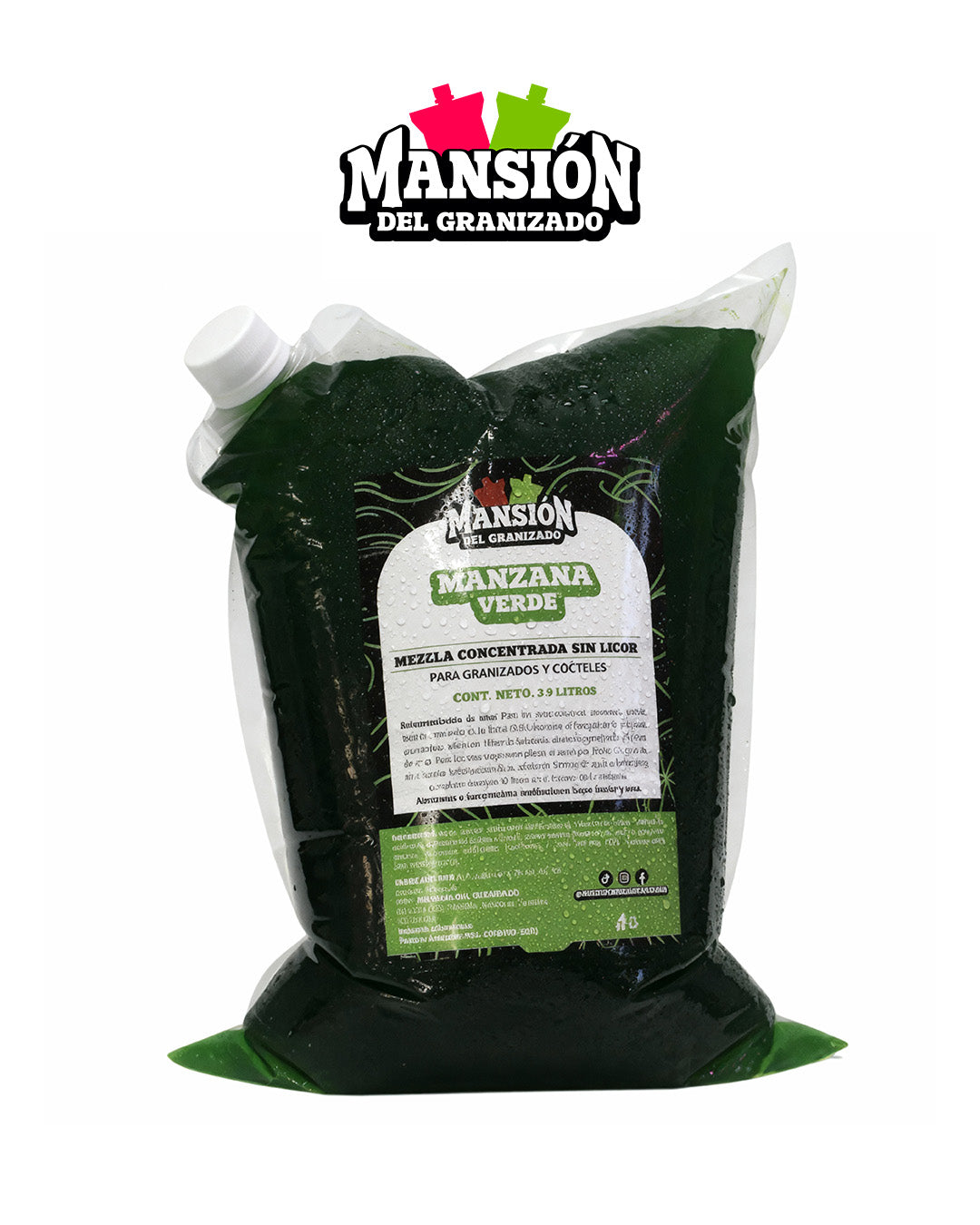 Bolsa materia prima 3.9 Litros a base de agua