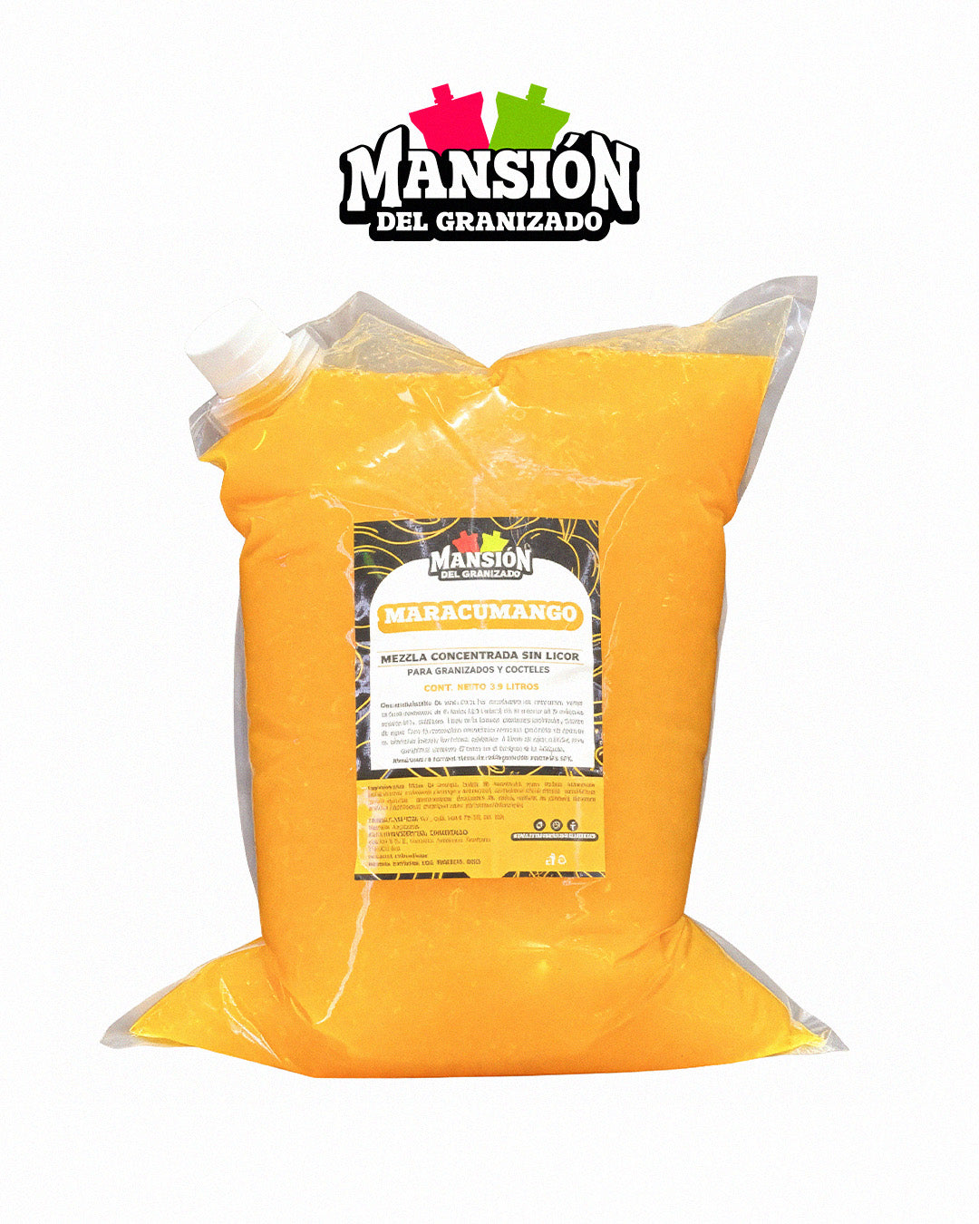 Bolsa materia prima 3.9 Litros a base de agua