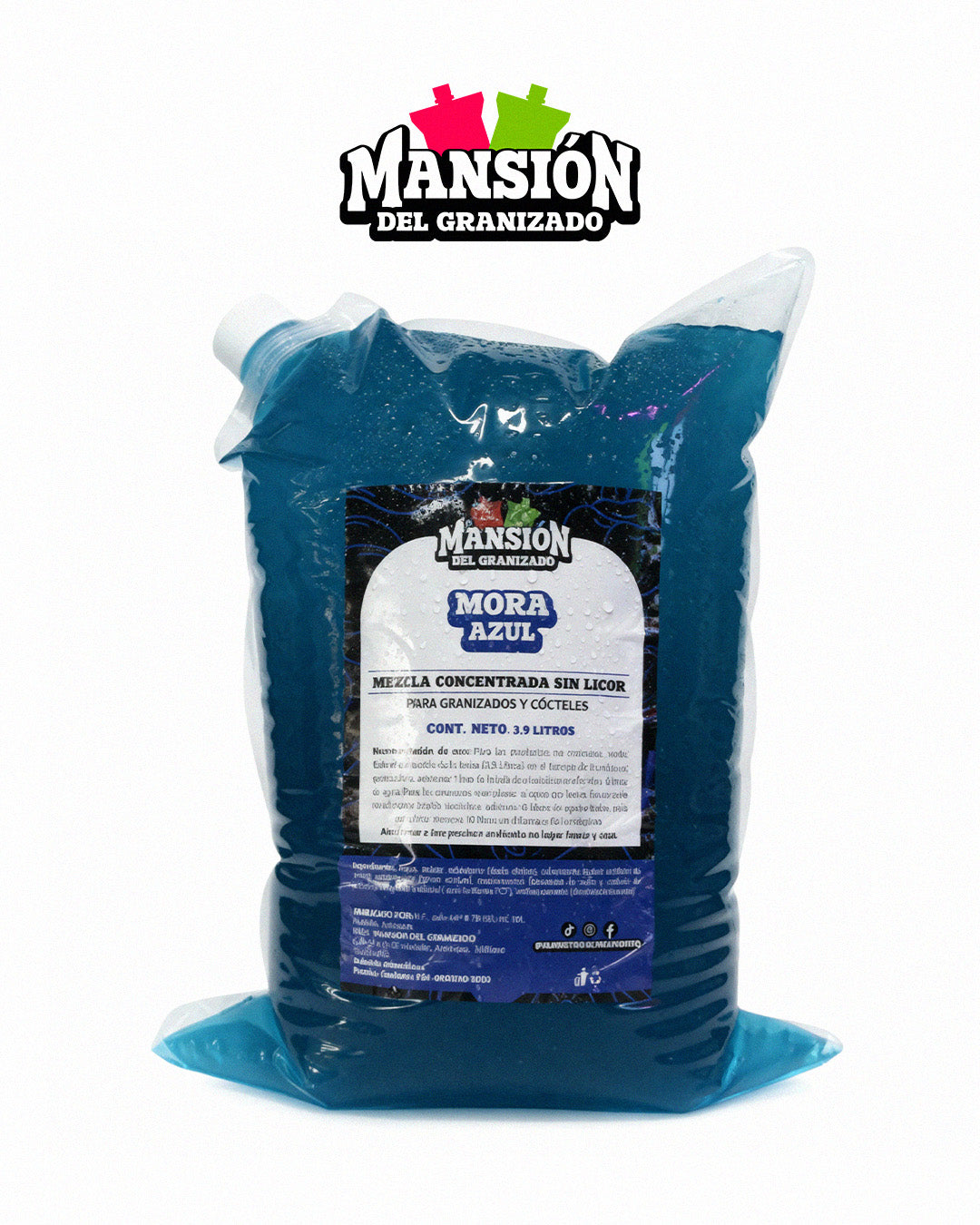 Bolsa materia prima 3.9 Litros a base de agua