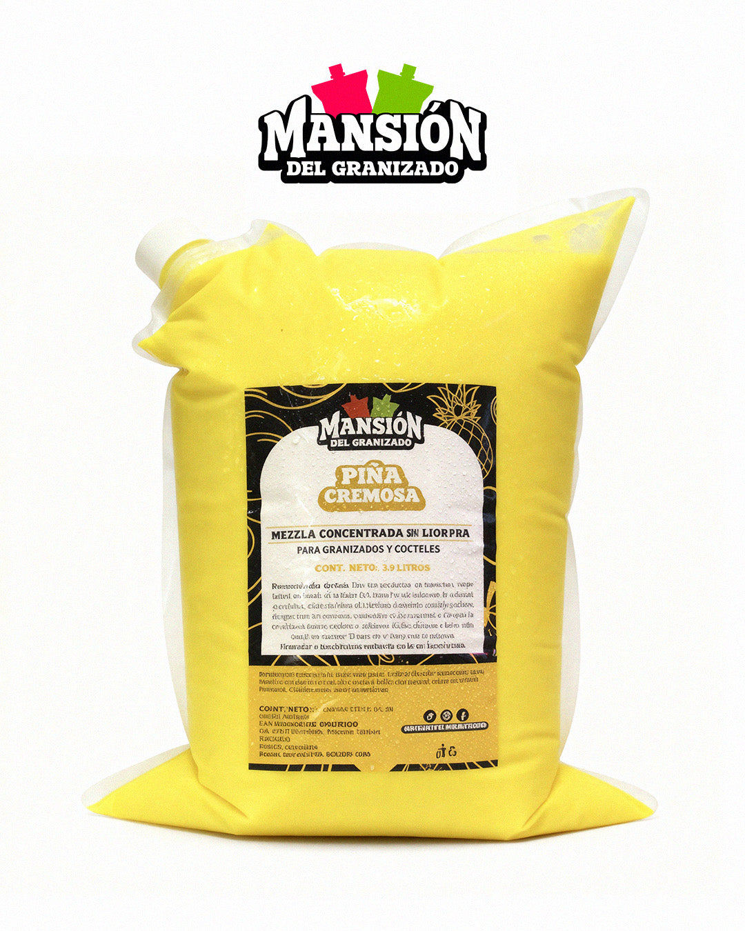 Bolsa materia prima 3.9 Litros cremosos