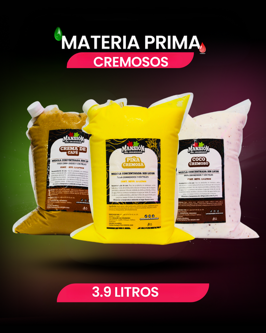 Bolsa materia prima 3.9 Litros cremosos