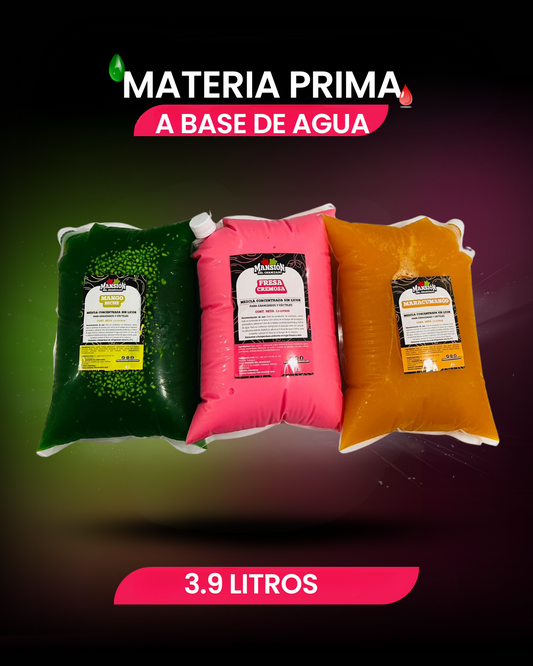 Bolsa materia prima 3.9 Litros a base de agua