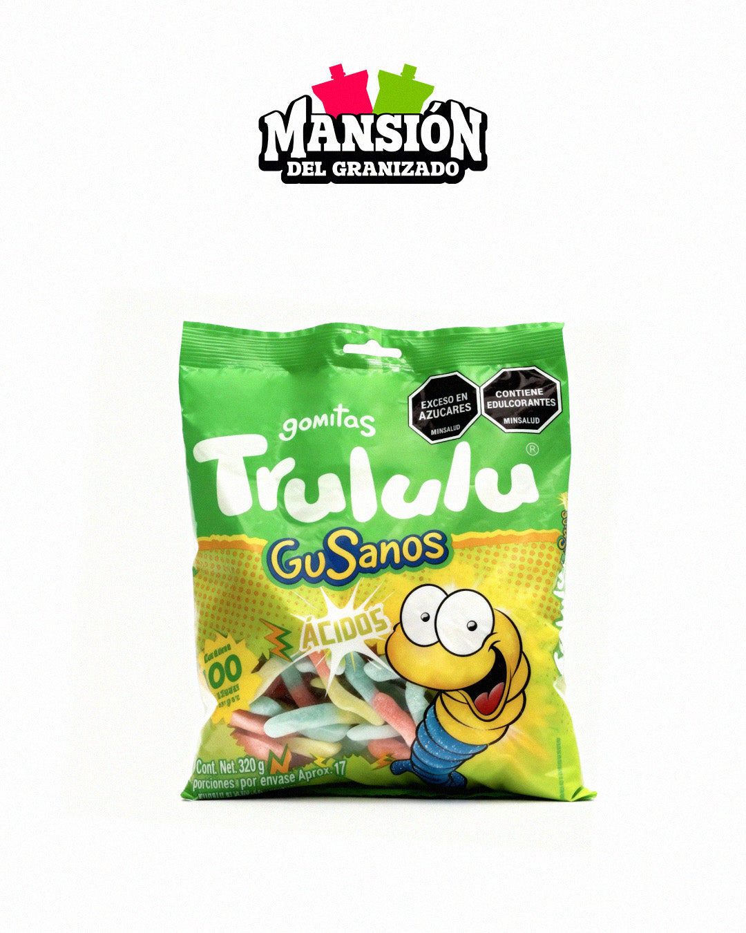 Bolsa gusanitos trululu 100 unidades